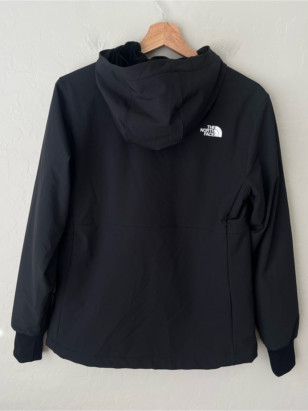 The North Face Shelbe Raschel Hoodie Jacket warm lining black small - Picture 6 of 14